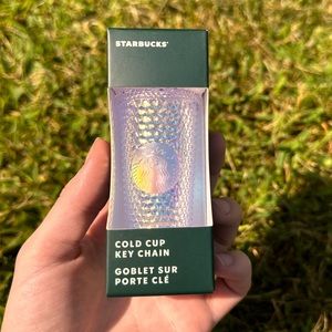 Iridescent Studded Keychain